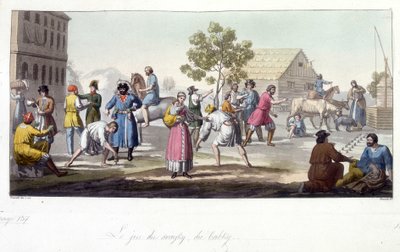 Hra svayky a babky, Rusko. od Unknown artist