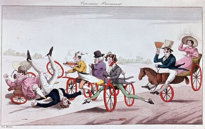 Radosti a nepříjemnosti velocipedů a oriferních koní od Unknown artist