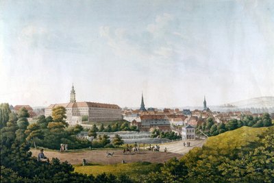 Město Výmar na konci 18. století. od Unknown artist