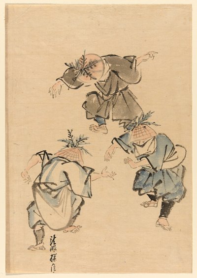 Tři tanečníci od Unknown artist