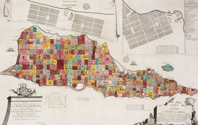 Spolehlivá mapa Eylandet St. Croix udi America, Kodaň, 1754, 1754 od Unknown artist