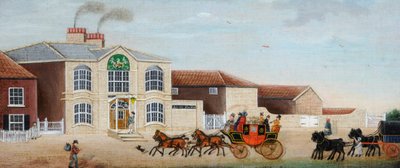 Trafalgarský dostavník, asi 1860 (olej na plátně) od Unknown artist