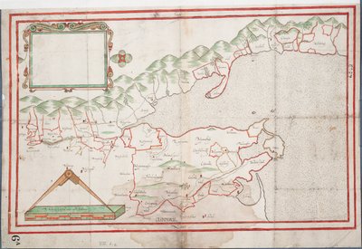 Tralee Bay, Irsko, kolem roku 1600 (papír, plátno) od Unknown artist