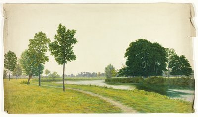 Klidná parková scéna od Unknown artist