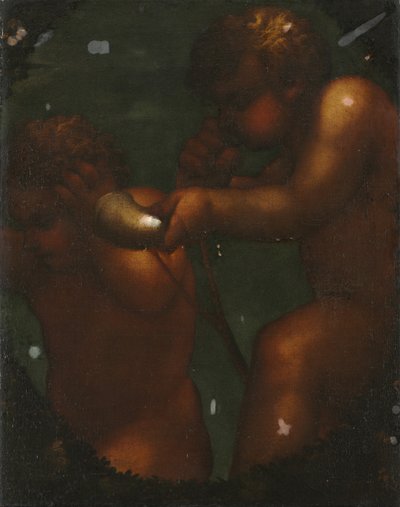 Dva Putti od Unknown artist