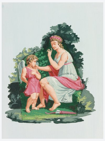 Venuše napomínající Amor od Unknown artist