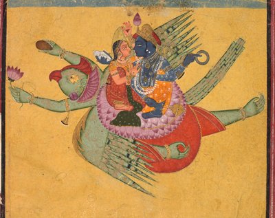 Vishnu A Lakshmi Na Garuda od Unknown artist