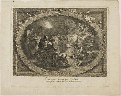 Voltaire na Satanic Revel od Unknown artist