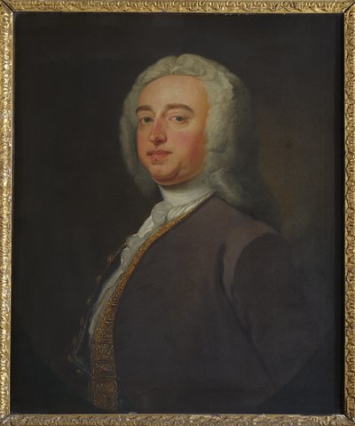 William Oldys, kolem roku 1738 (olej na plátně) od Unknown artist