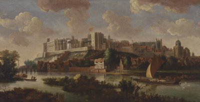 Hrad Windsor při pohledu z Temže od Unknown artist