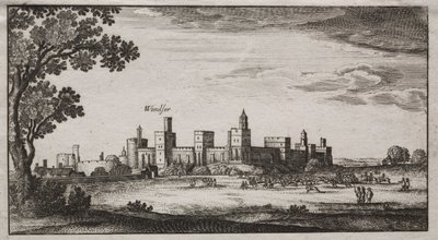 Hrad Windsor z jihovýchodu od Unknown artist