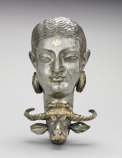 Žena a vodní buvol Rhyton od Unknown artist