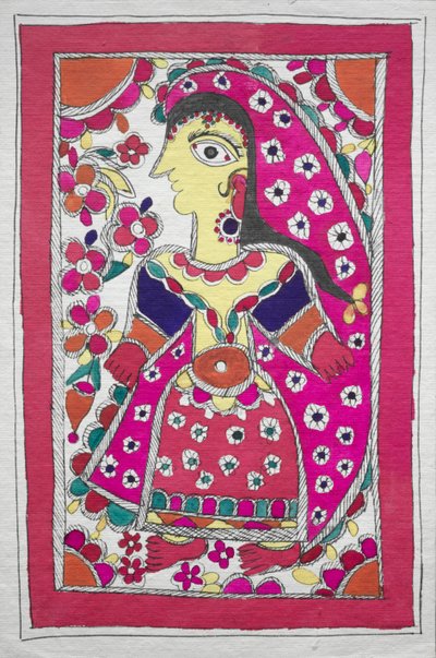 Žena z profilu směrem doleva (od malířky) od Unknown artist