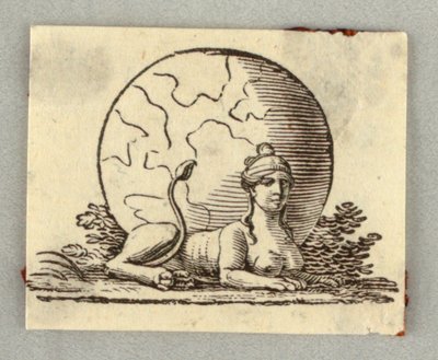 Dřevoryt. Viněta. od Unknown artist