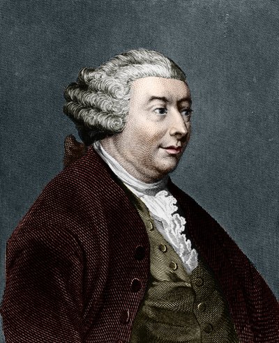 portrét Davida Huma. Skotský filozof (1711 až 1776). od Unknown artist