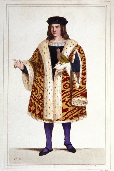 portrét Guillauma de Montmorency (asi 1453 - 1531) rytina z roku 1830. od Unknown artist
