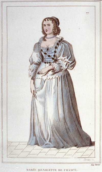 portrét Henriette-Marie z Francie. Paříž od Unknown artist