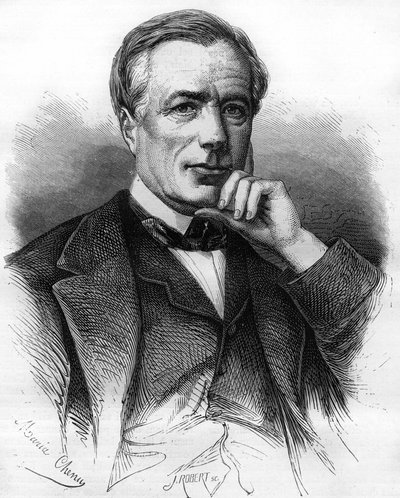 portrét Xaviera Marmiera (1809-1892), francouzského spisovatele. od Unknown artist