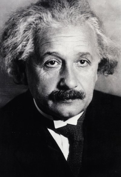 Albert Einstein (černobílá fotografie) od Unknown photographer