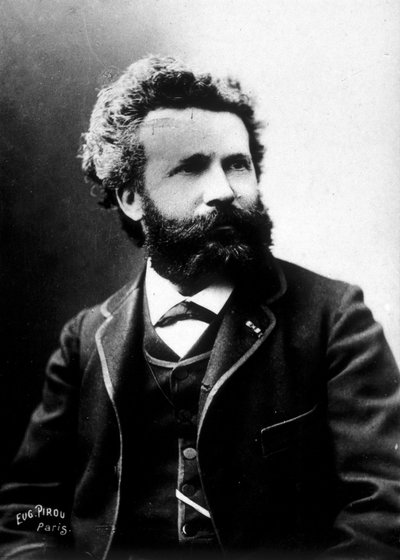 Camille Flammarion , francouzský astronom, circa 1890 od Unknown photographer