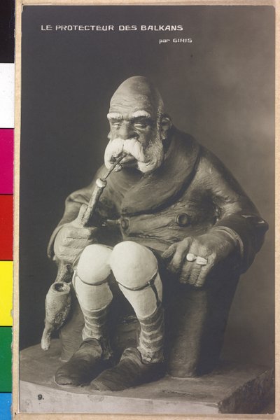 Karikatura Františka Josefa I. od Unknown photographer