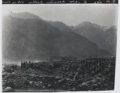 ?Ukončit palbu?, č. 1 britská horská baterie, expedice Black Mountain, 1891 od Unknown photographer