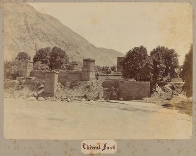 Pevnost Chitral, 1895 od Unknown