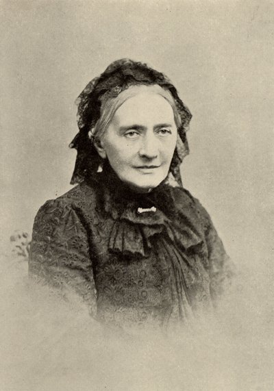 Clara Schumannová (rozená Clara Wieck - 1819-1896) Německá klavíristka ve stáří (tisk) od Unknown photographer