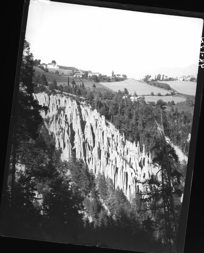 Zemní pilíř v Rittenu u Bolzana od Unknown photographer