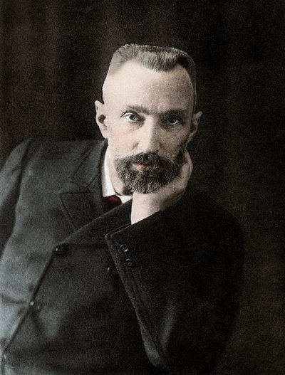 Francouzský fyzik Pierre Curie - Portrét Pierra Curie (1859-1906), francouzského fyzika od Unknown photographer