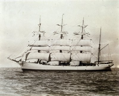 Francouzská plachetnice Emile Renouf u Le Havre 2.7.1897 Fotografie od Unknown photographer
