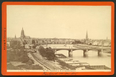 Německo, Hesensko, Frankfurt nad Mohanem a Sachsenhausen, vydal C. Hertel, Mainz od Unknown photographer