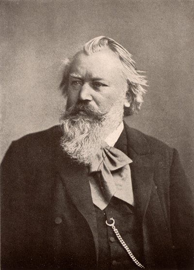 Johannes Brahms (1833-1897) od Unknown photographer