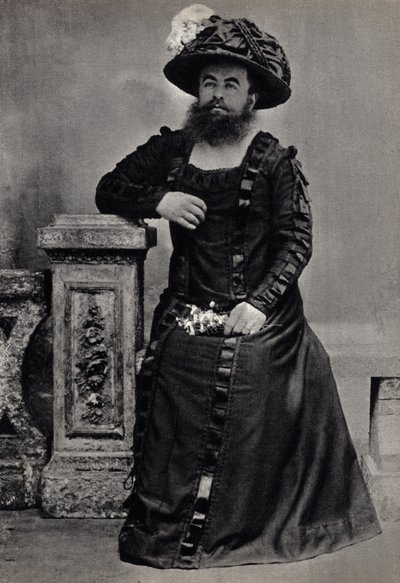 Les Monsters, la femme a vous. Fotografie, konec 19. století, Paříž. Coll. Selva. od Unknown photographer