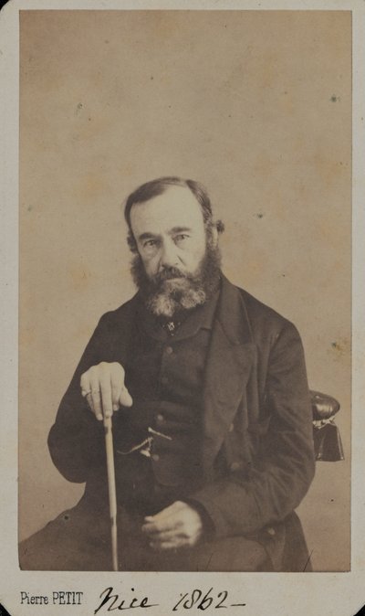Generálporučík Sir James Outram v civilu, Nice, 1862 od Unknown