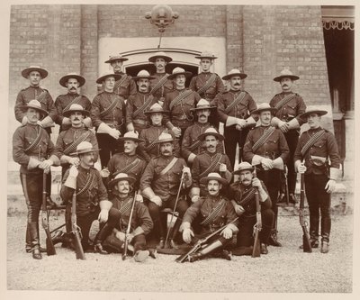 Severozápadní jízdní policie, Chelsea Barracks, Diamond Jubilee od Unknown photographer