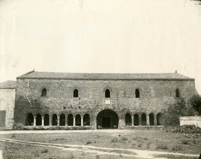 Palazzo della Ragione, opatství Pomposa, Emilia-Romagna, Itálie, cca 1890 od Unknown photographer