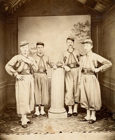 Papežské Zouaves - Papežské Zouaves - 1865 - od Unknown photographer