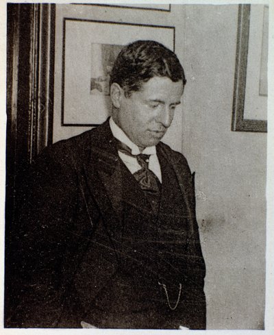 Portrét Alberica Magnarda (černobílá fotografie) od Unknown photographer