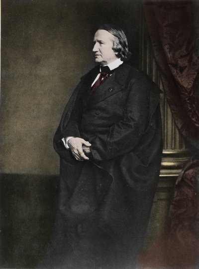 Portrét Alfreda de Vigny (Alfred Victor, hrabě z Vigny od Unknown photographer