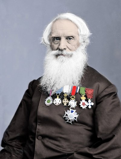 Portrét amerického vynálezce Samuela Finleyho Breese Morse (1791-1872) fotografie kolem roku 1860. od Unknown photographer