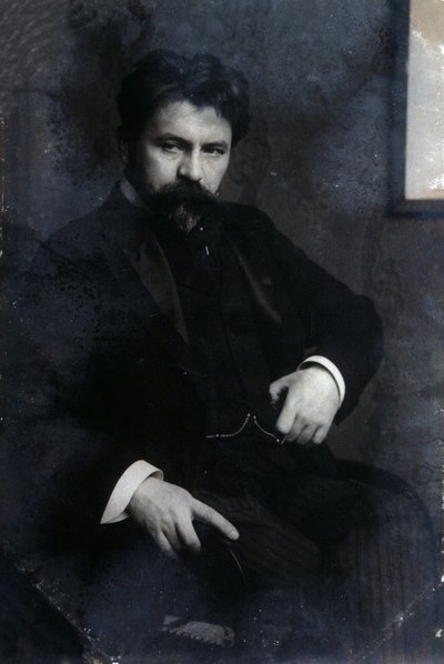 Portrét Arthura Nikische (černobílá fotografie) od Unknown photographer