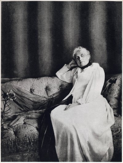 Portrét Berthe Morisot, kolem roku 1893 (černobílá fotografie) od Unknown photographer