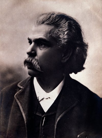 Portrét Carlos Andrea Gomes (Gomez) (1836-1896), brazilský skladatel Photograph. 19. století. Bologna, civilo Museo Museo od Unknown photographer