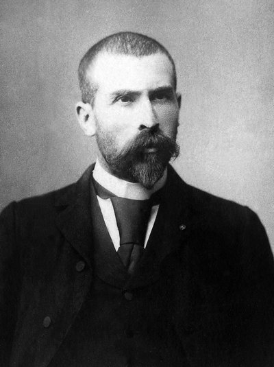 Portrét Emile Roux (1853-1933), francouzského lékaře a biologa. od Unknown photographer