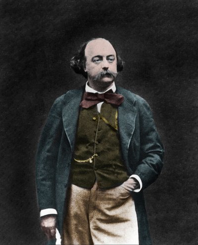 Portrét anglického spisovatele Gustava Flauberta (1821-1880) od Unknown photographer