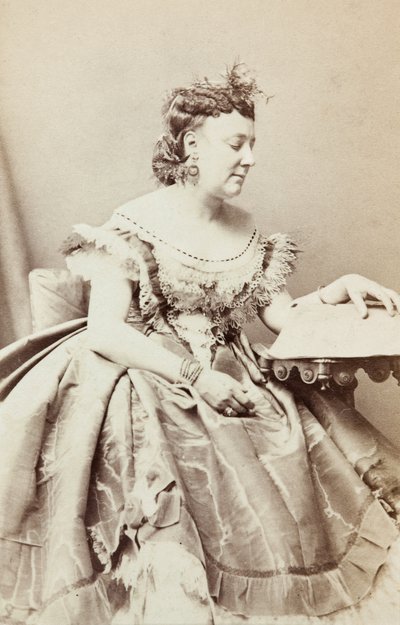Portrét Erminy Rudersdorf od Unknown photographer