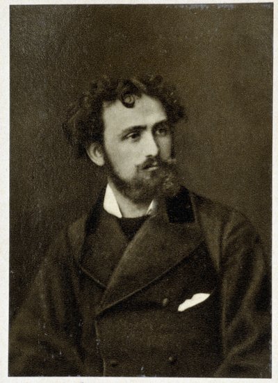 Portrét Eugèna Delacroixe (1798 - 1863) v roce 1854. od Unknown photographer