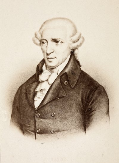 Portrét Franze Josepha Haydna od Unknown photographer