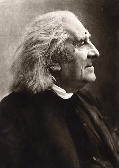 Portrét Franze Liszta (1811-1886), maďarského skladatele a klavíristy. od Unknown photographer